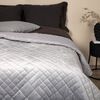 Venture Home Cuvertură pat &bdquo;Jilly&rdquo; 260x260 cm, gri deschis, poliester