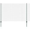 vidaXL Gard din plasă sudată cu st&acirc;lpi 25 x 1,6 m Oțel cu strat de PVC