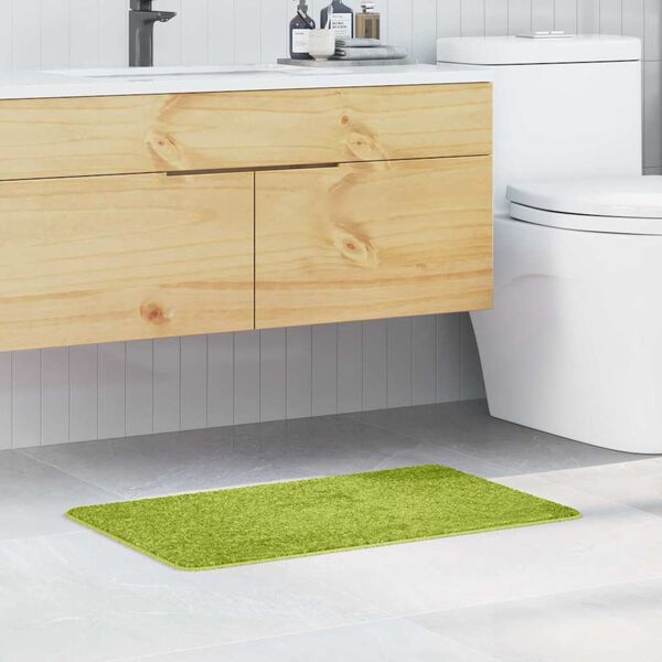 vidaXL Covoare de baie anti-derapante Verde 50 x 80 cm PP