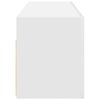 vidaXL Dulap de perete de baie, alb, 100x25x30 cm, lemn prelucrat