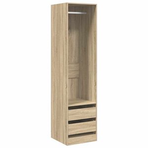 vidaXL Șifonier cu sertare stejar sonoma, 50x50x200 cm, lemn prelucrat
