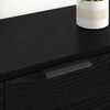 vidaXL Bufeturi 2 pcs Stejar Negru 60 x 30 x 70 cm Lemn compozit