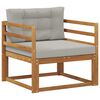 vidaXL Canapea Medie pentru Exterior natural 87 x 83 x 73 cm