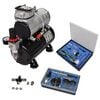 vidaXL Airbrush Set compresor aerograf cu 2 pistoale