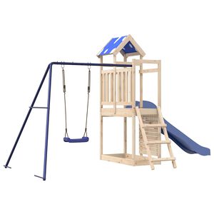 vidaXL Set de joacă pentru exterior, lemn masiv de pin