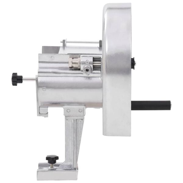 vidaXL Tăietor manual de legume, argintiu, 22 x 44,5 cm, aluminiu