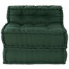 vidaXL Unitatea de sofa modulară verde 70x70x54 țesătură