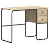 vidaXL Birou cu spațiu de depozitare Stejar Sonoma 100 x 50 x 75 cm
