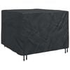 vidaXL Husă pentru mobilă Negru 125 x 125 x 74 cm Textil Oxford 210D