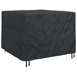 vidaXL Husă pentru mobilă Negru 125 x 125 x 74 cm Textil Oxford 210D