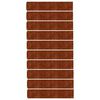 vidaXL Borduri de gazon 10 buc. 20x103 cm oțel Corten flexibil