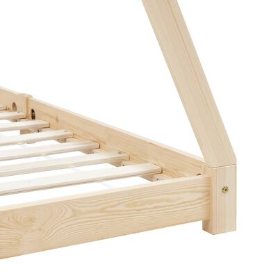 vidaXL Cadru de pat de copii, 80 x 160 cm, lemn masiv de pin