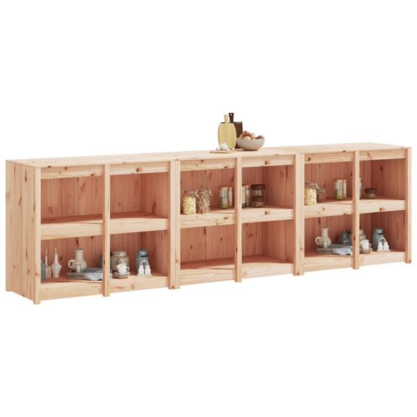vidaXL Dulapuri de bucătărie de exterior, MEPPEL, 3 buc., lemn masiv de pin