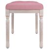vidaXL Bancă, roz, 80x40x49 cm, catifea