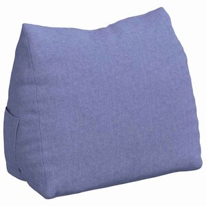 vidaXL Perna pentru spate Albastru Jeans 45 x 20 x 35 cm țesătură