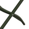 vidaXL Scaun pliabil pentru grădină 2 pcs Verde 55 x 56.5 x 91cm Oțel