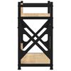vidaXL Suport imprimantă 2 niveluri stejar sonoma 40x20x40 cm lemn