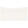 vidaXL Blat de birou, alb, 100x60x2,5 cm, lemn masiv de pin