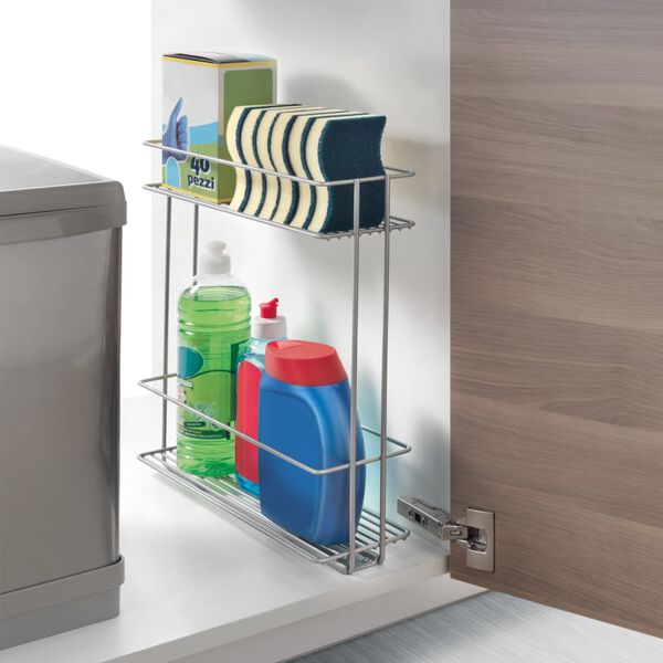 Metaltex Raft pentru dulap glisant pe 2 niveluri &bdquo;In&Out&rdquo; XL