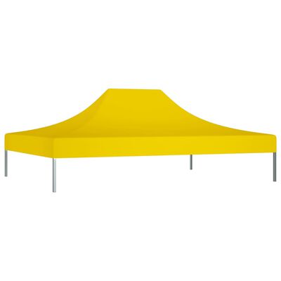 vidaXL Acoperiș pentru cort de petrecere, galben, 4 x 3 m, 270 g/m²