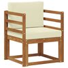 vidaXL Set de canapele de exterior Lemn de acacia solid și poliester