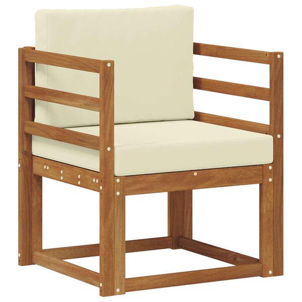 vidaXL Set de canapele de exterior Lemn de acacia solid și poliester