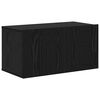 vidaXL Set comodă TV Pe perete 7 pcs Stejar Negru Lemn compozit