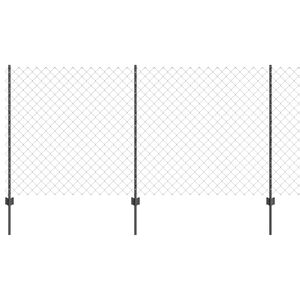 vidaXL Gard cu St&acirc;lp Gri