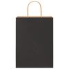 vidaXL Saci de h&acirc;rtie 50 buc cu m&acirc;nere negre 26x12x35 cm