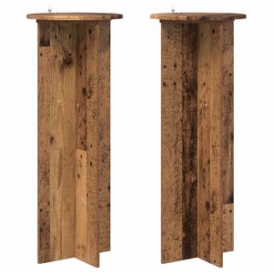 vidaXL Suport pentru plante 2 buc. Lemn vechi &Oslash;40 x 100 cm