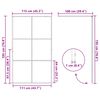 vidaXL Paravan de duș walk-in negru 115x195 cm sticlă ESG transparentă