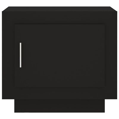 vidaXL Măsuță de cafea, negru, 51x50x45 cm, lemn compozit