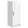 vidaXL Bufet Alb foarte lucios 33 x 34,5 x 87 cm Lemn prelucrat