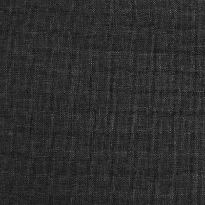 vidaXL Scaune de bucatarie pivotante, 4 buc., negru, material textil