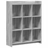 vidaXL Bibliotecă Sonoma gri 87,5 x 30 x 111 cm Lemn prelucrat