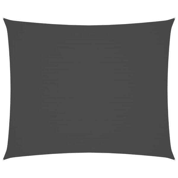 vidaXL Parasolar din țesătură oxford, dreptunghiular, 4x6 m, antracit