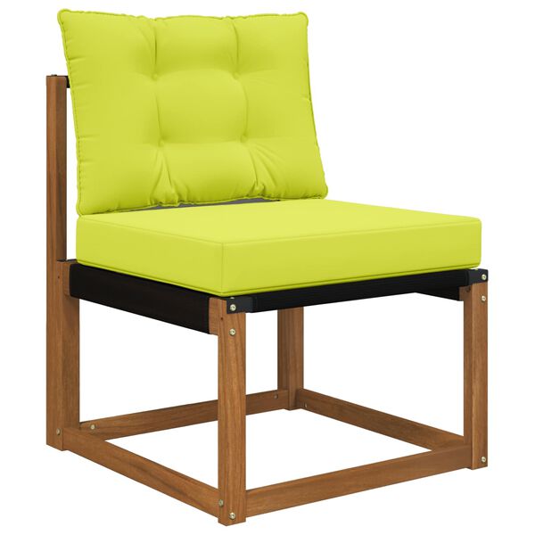 vidaXL Perna pentru canapea de exterior 2 pcs Verde Poliester