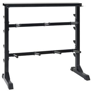 vidaXL Rama pentru gantere Negru 99 x 45 x 95,5 cm
