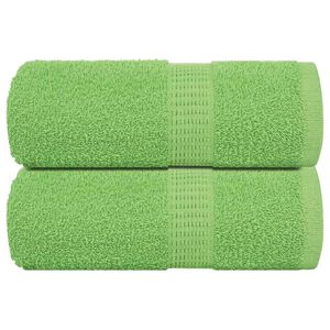vidaXL Prosoape de baie, FROGN, 2 buc., verde măr, 30x30 cm, 360 g/m&sup2;