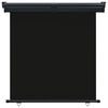 vidaXL Copertină laterală de balcon, negru, 170x250 cm
