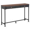 vidaXL Masă consolă cu 2 sertare, 120 x 30 x 75 cm, lemn masiv de brad