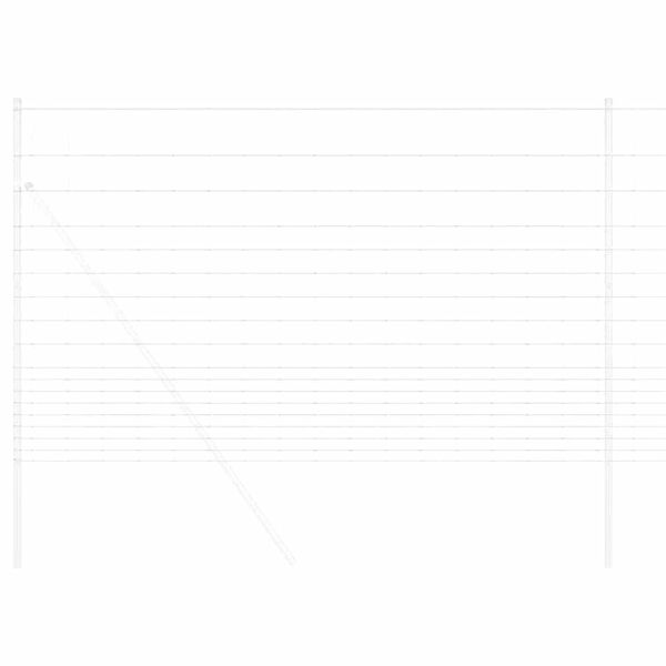 vidaXL Gard sălbatic Galvanizat prin imersie la cald