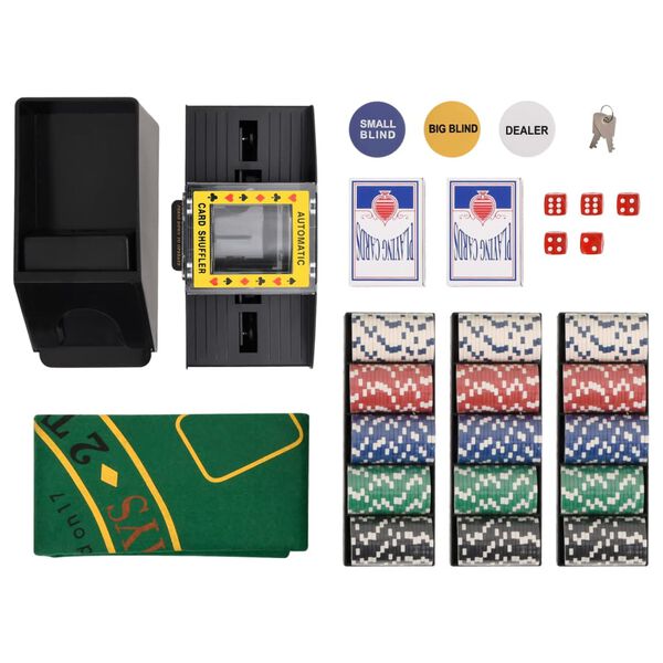 vidaXL Set de jetoane de poker 300 buc. 11,5 g