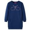 vidaXL Rochie hanorac pentru copii, bleumarin, 92