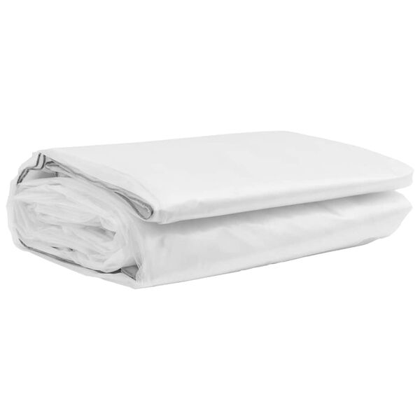 vidaXL Prelata transparenta cu ochiuri 3x8 m polietilena