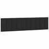 vidaXL Pernă tăblie de pat, Hanko, negru, 200 cm, catifea