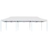 vidaXL Cort de petrecere pliabil, alb, 3 x 9 m