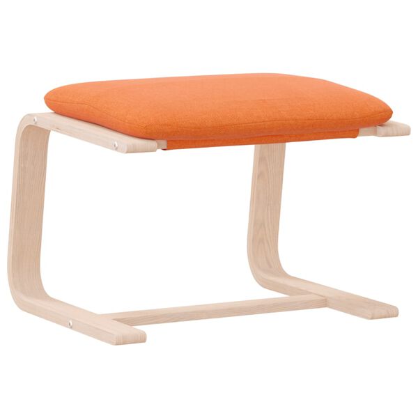 vidaXL Taburet, galben închis, 51x41x40 cm, material textil