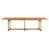 vidaXL Set mobilier de grădină 11 piese 280x90x75cm, lemn masiv acacia