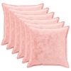 vidaXL Husă pentru pernă 6 buc. HOUTEN Roz 55 x 55 cm Flanelă